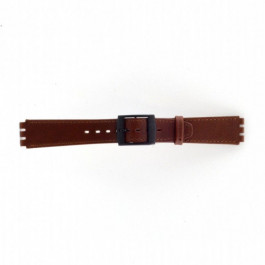 Bracelet de montre Swatch SC15.02 Cuir Brun 16mm